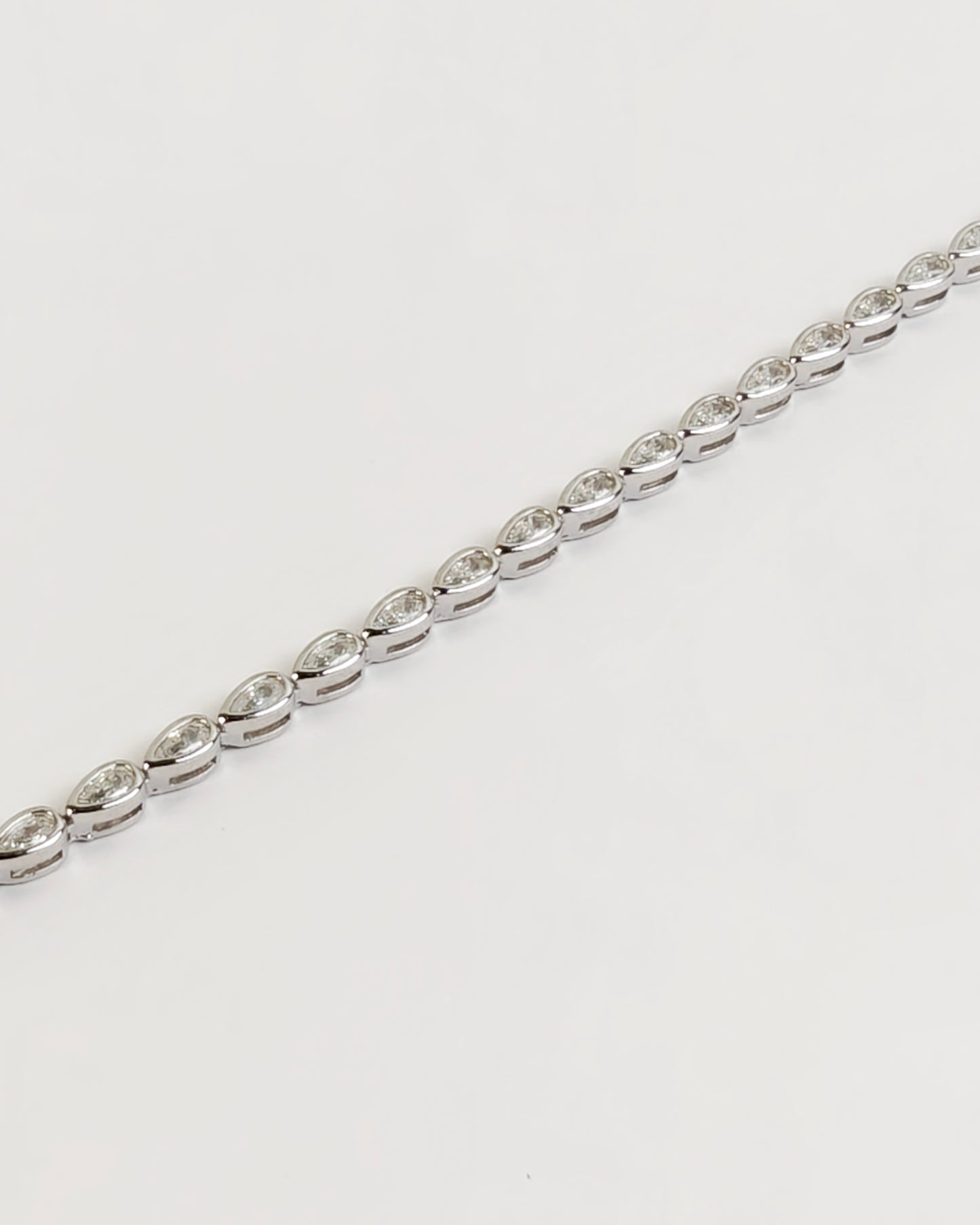 Pear Tennis Bracelet | 925 Silver | Odins