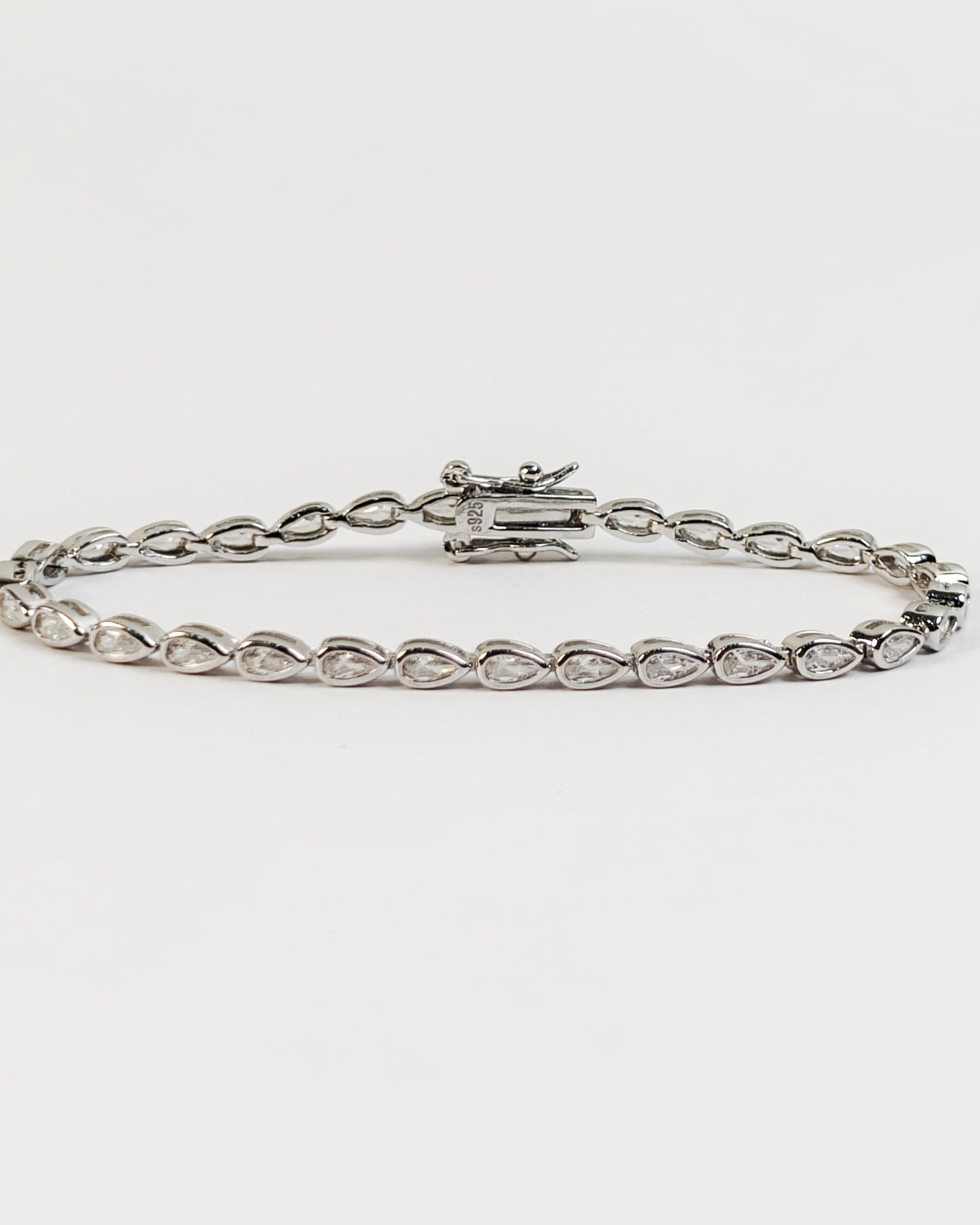 Pear Tennis Bracelet | 925 Silver | Odins