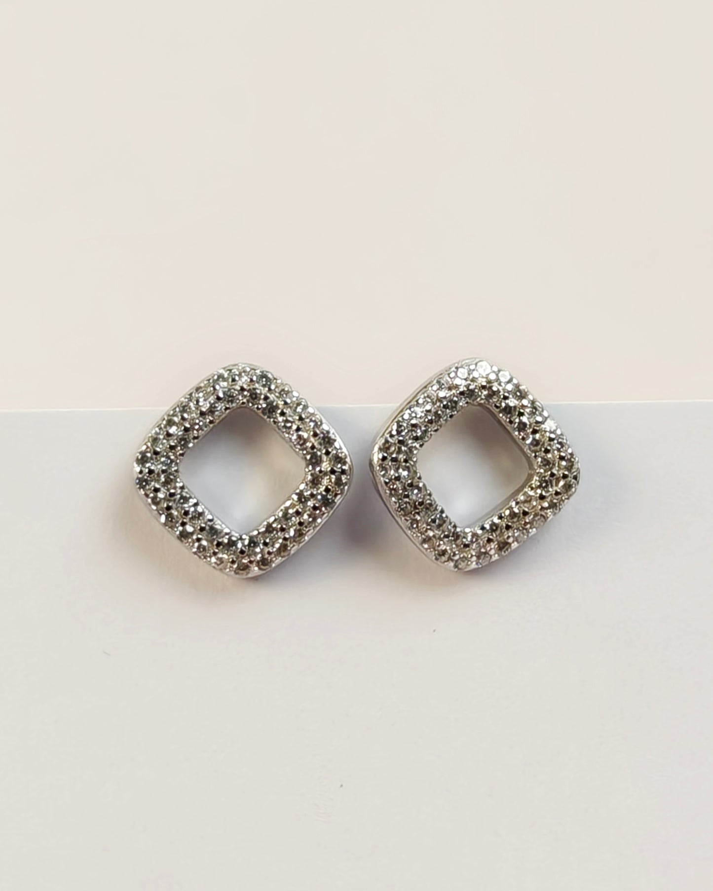 Radiant Square Earrings | 925 Silver | Odins