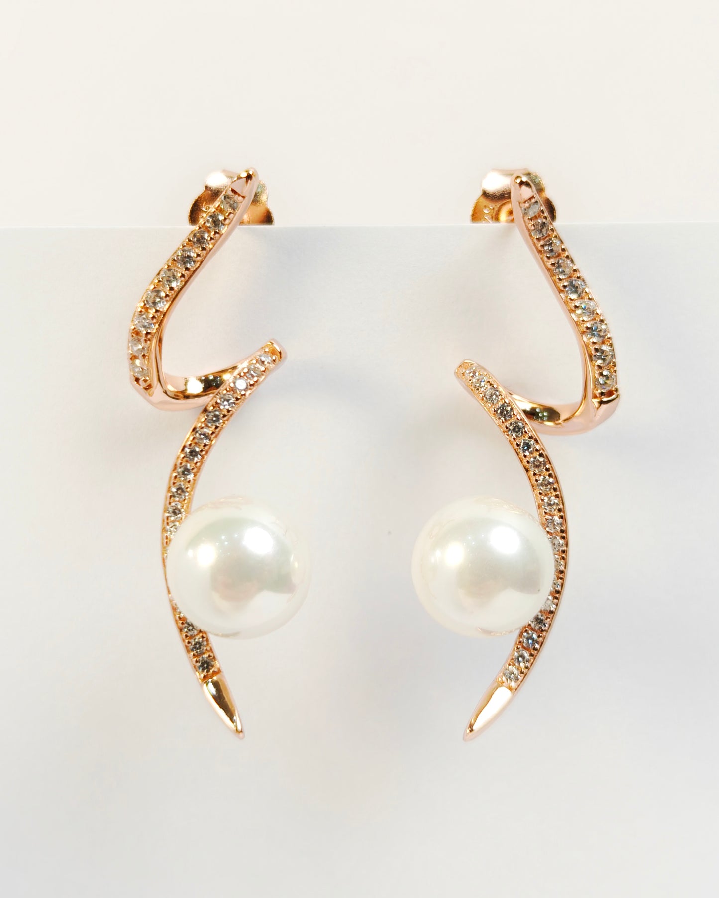 Nova Pearl Earrings | 925 Silver | Odins