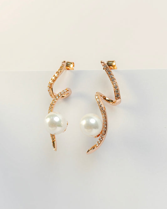 Nova Pearl Earrings | 925 Silver | Odins