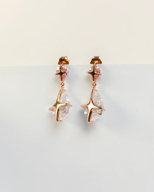 Crystal Bloom Earrings | 925 Silver | Odins