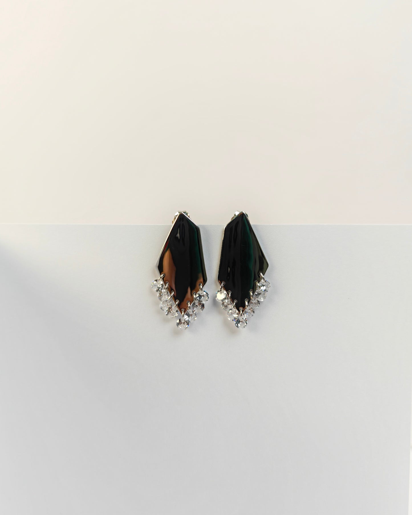 Noir Fringe Earrings | 925 Silver | Odins