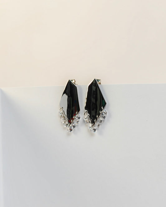 Noir Fringe Earrings | 925 Silver | Odins