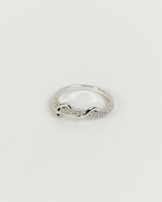 Serpent Sparkle Ring | 925 Silver | Odins