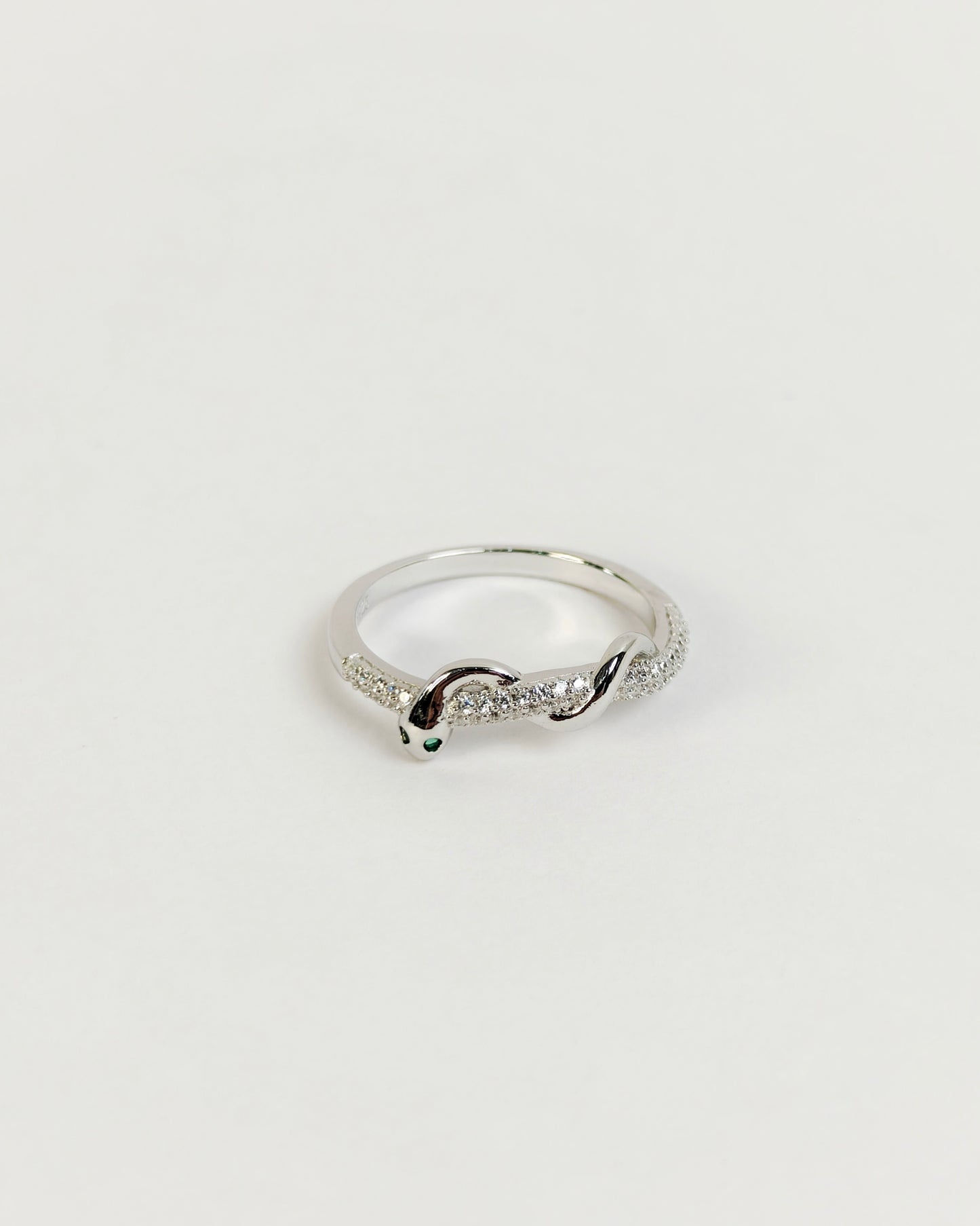 Serpent Sparkle Ring | 925 Silver | Odins