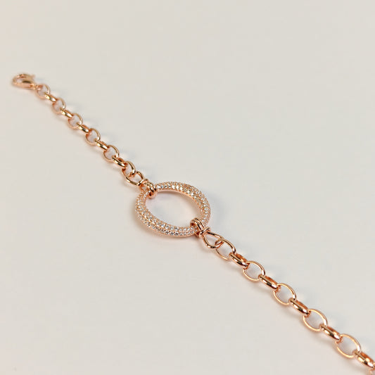 Halo Charm Bracelet | 925 Silver | Odins