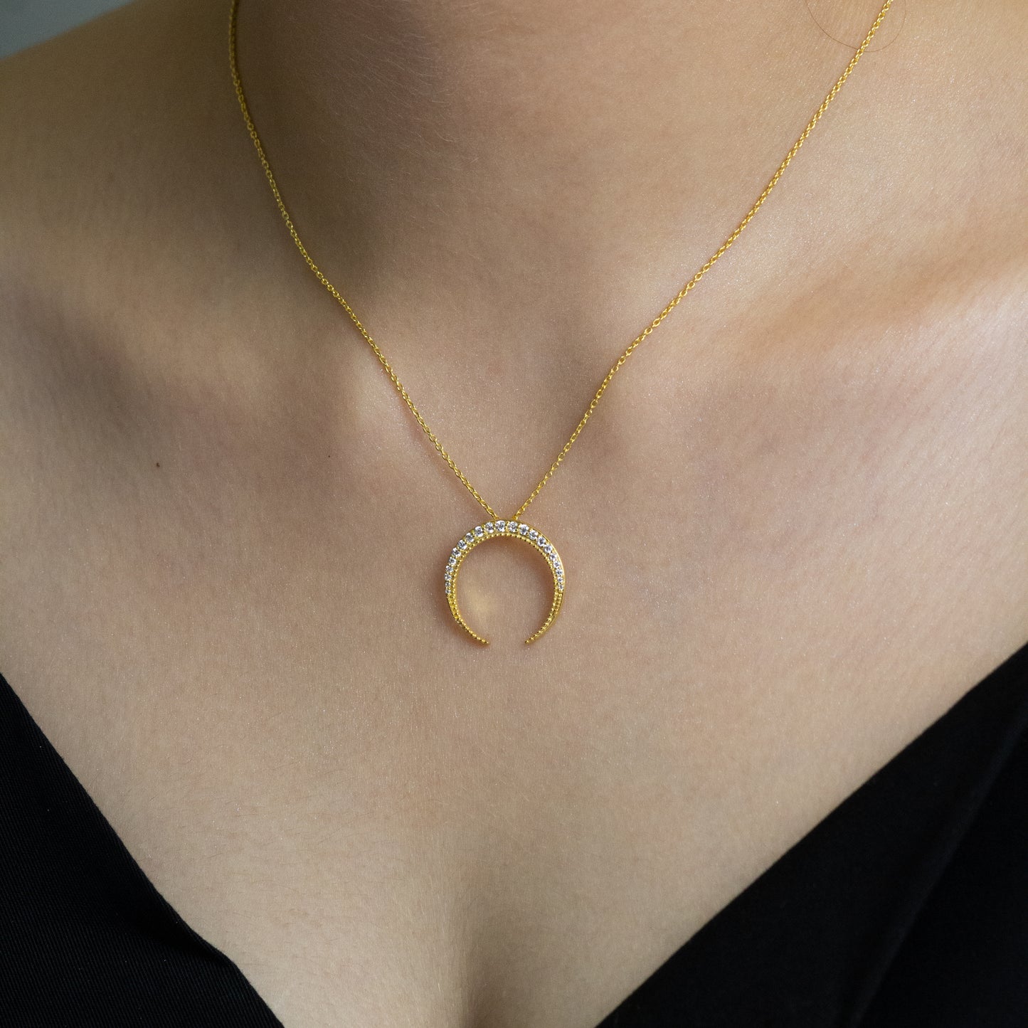 Secrets of the Night - Crescent Moon Necklace