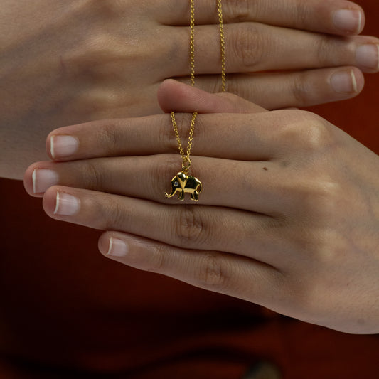 Tiny Tusk - Elephant Necklace