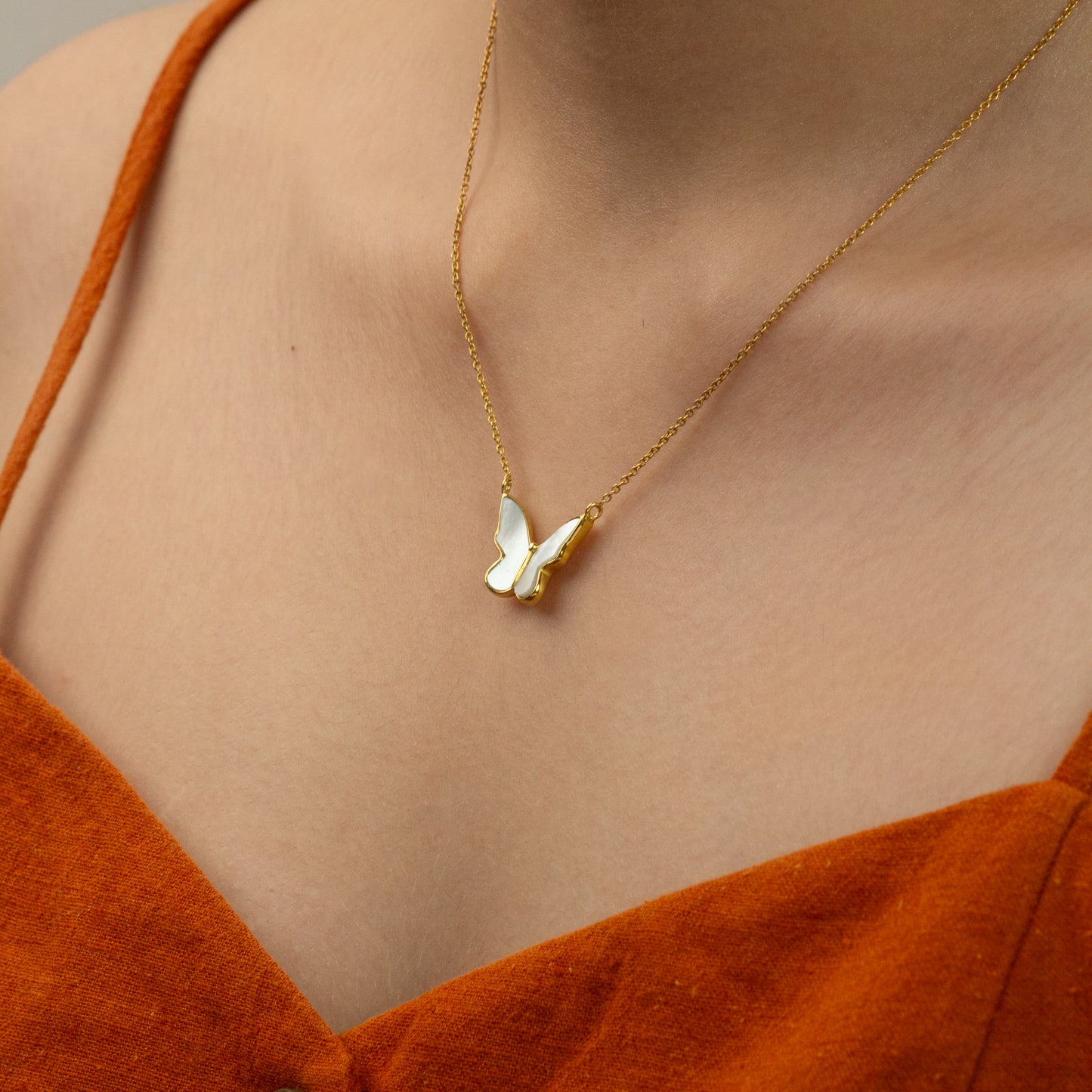 Dream Weaver - Butterfly Necklace