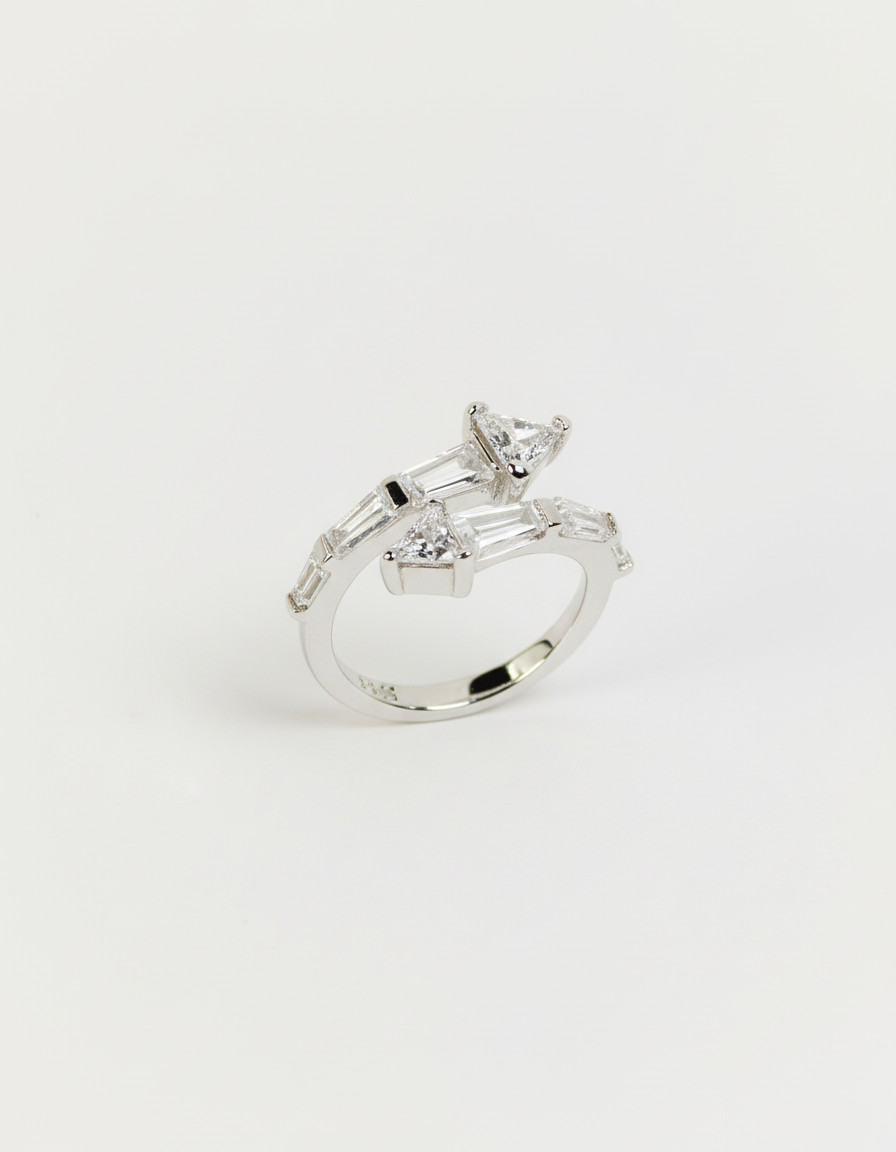 Apex Sparkle Ring | 925 Silver | Odins