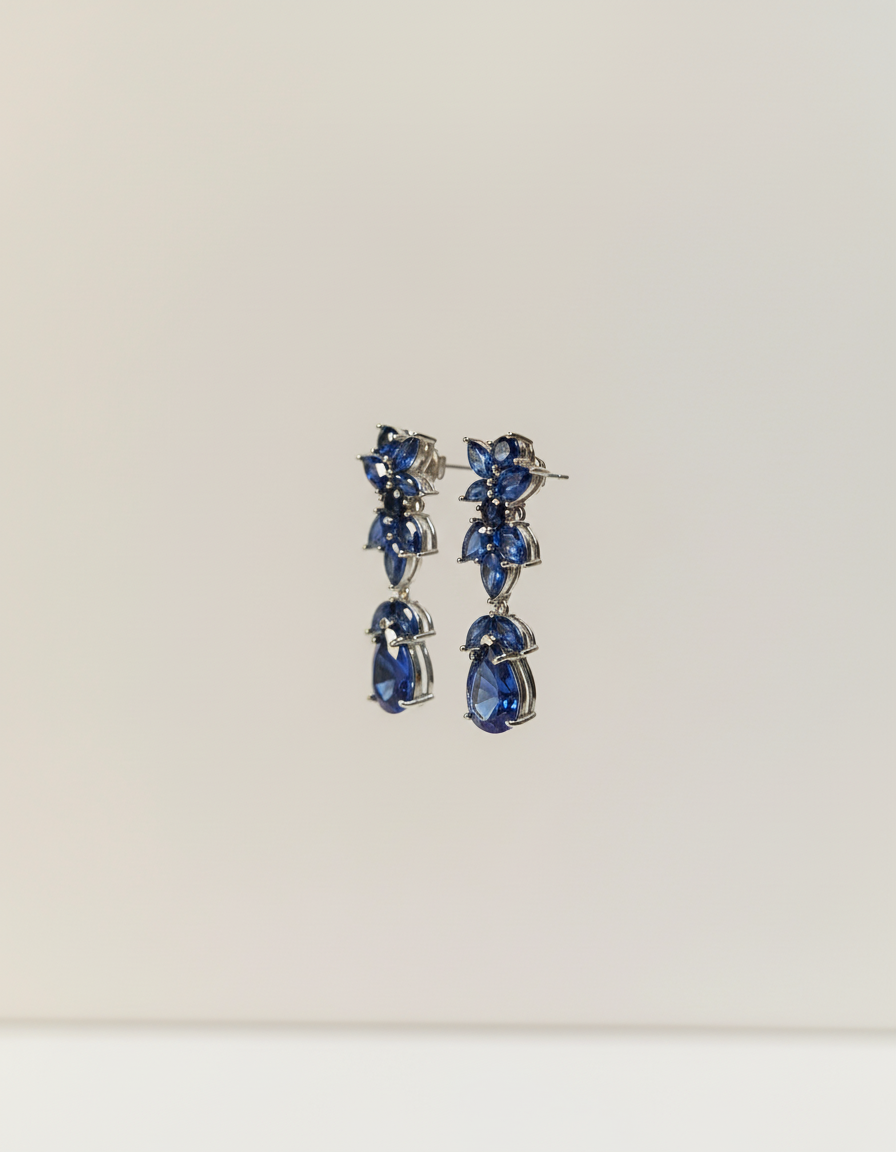 Lapis Fall Earrings | 925 Silver | Odins