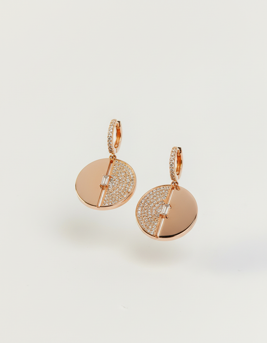 Lumina Discs Earrings | 925 Silver | Odins