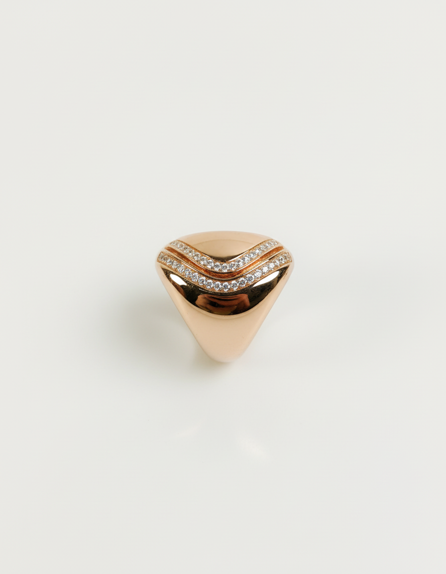 Rose Wave Ring | 925 Silver | Odins