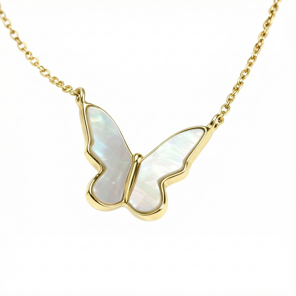 Front view of the Dream Weaver Necklace in gold by Odins Fine Jewellery