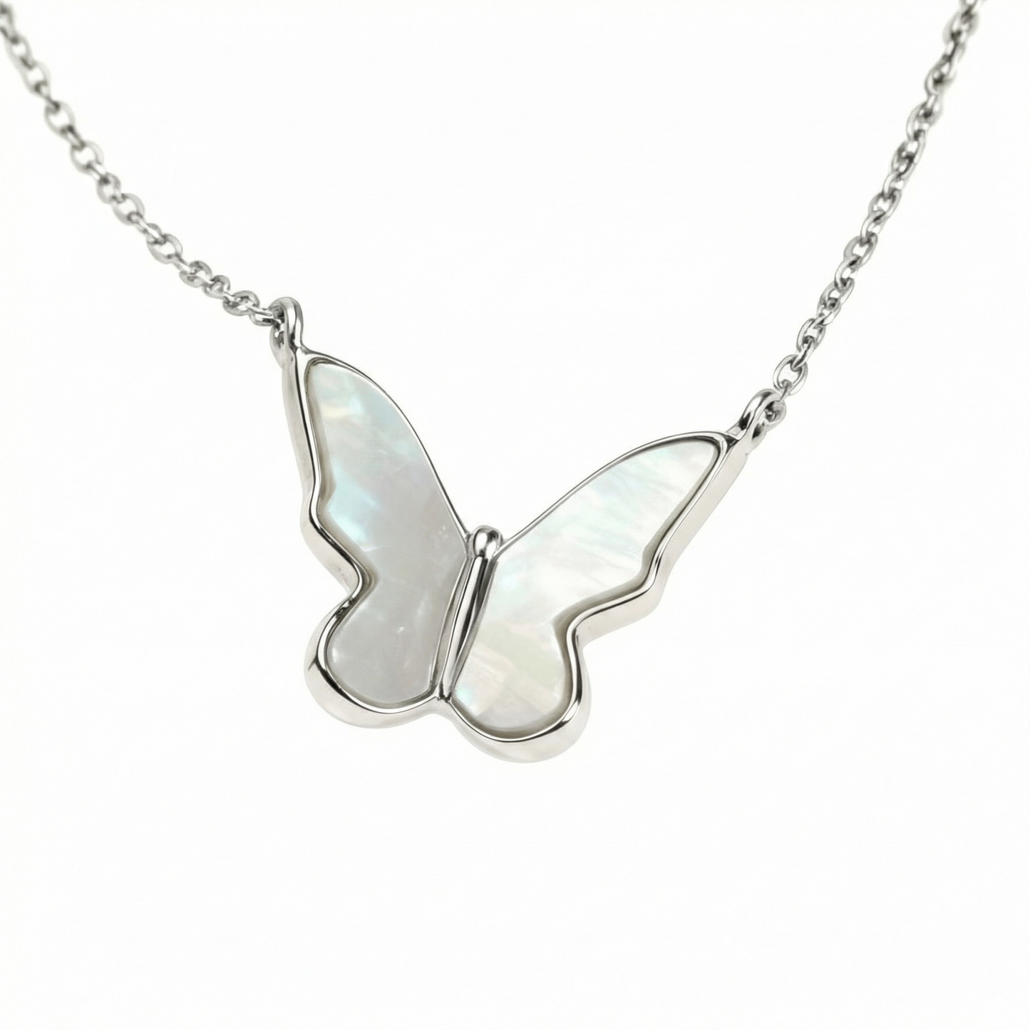 Front view of the Dream Weaver Necklace in silver by Odins Fine Jewellery
