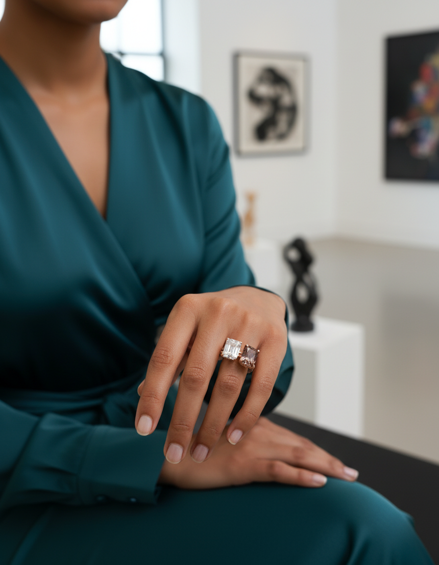 Twin Horizon Ring | 925 Silver | Odins
