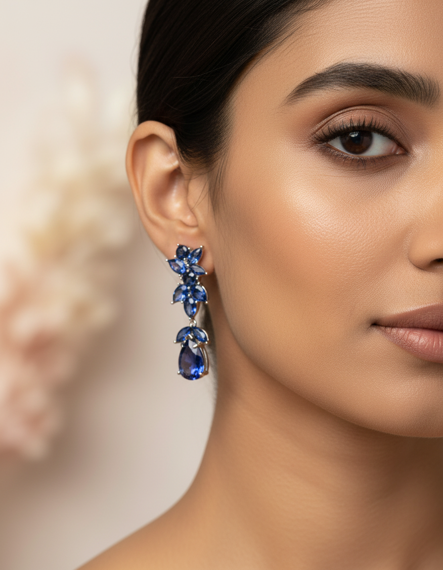 Lapis Fall Earrings | 925 Silver | Odins