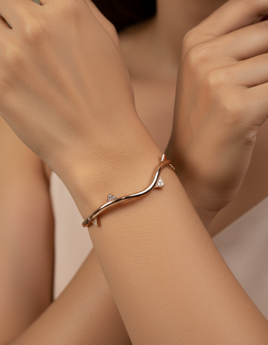 Rose Link Bracelet | 925 Silver | Odins