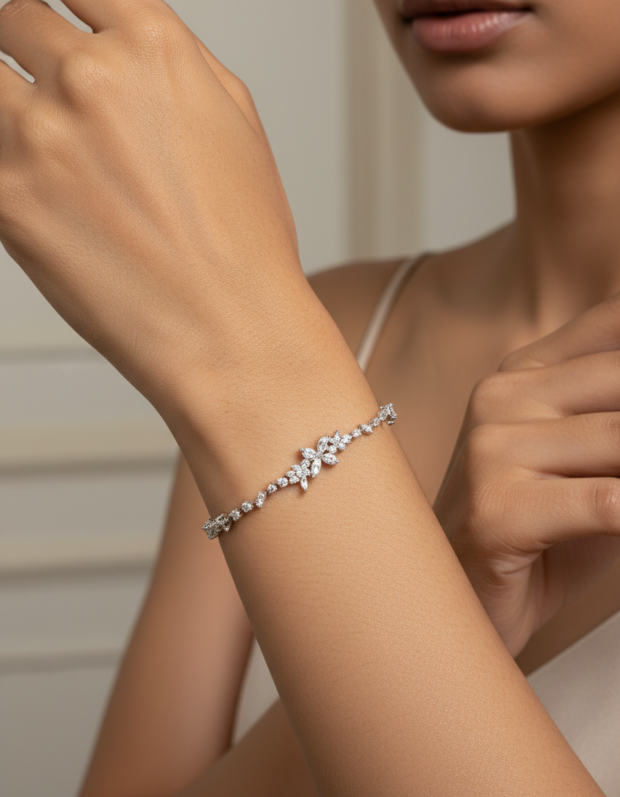 Lumina Tennis Bracelet | 925 Silver | Odins