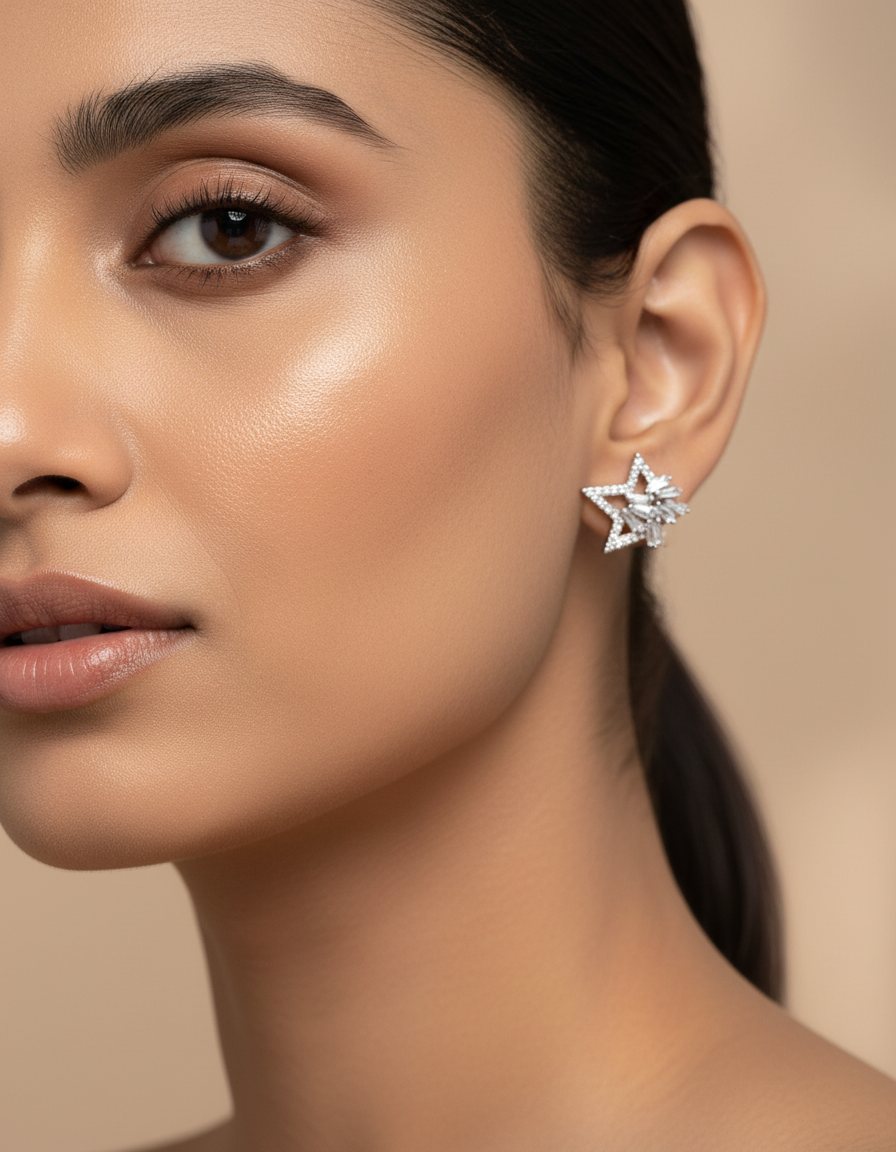 Starburst Earrings | 925 Silver | Odins