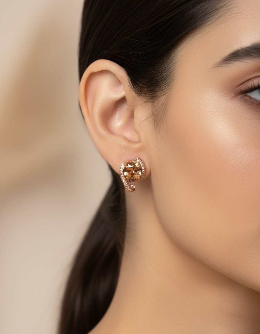 Sunset Stud Earrings | 925 Silver | Odins