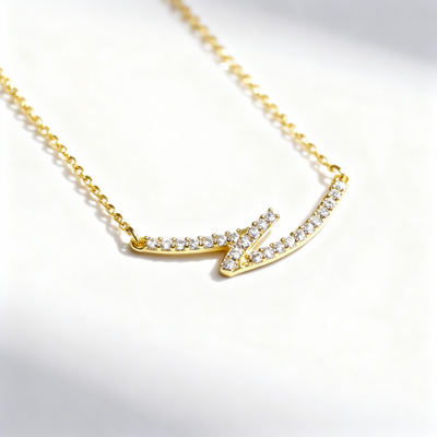 Dynamic Duet - Bar Necklace