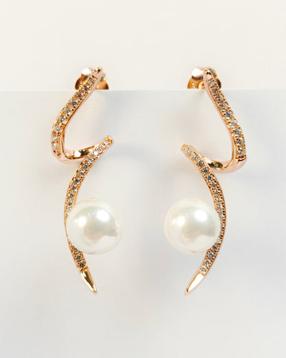 Nova Pearl Earrings | 925 Silver | Odins