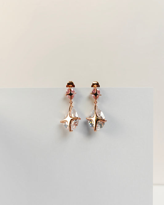 Crystal Bloom Earrings | 925 Silver | Odins