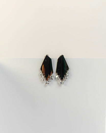 Noir Fringe Earrings | 925 Silver | Odins