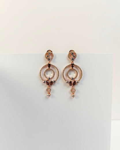 Champagne Dangles Earrings | 925 Silver | Odins