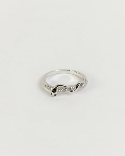 Serpent Sparkle Ring | 925 Silver | Odins