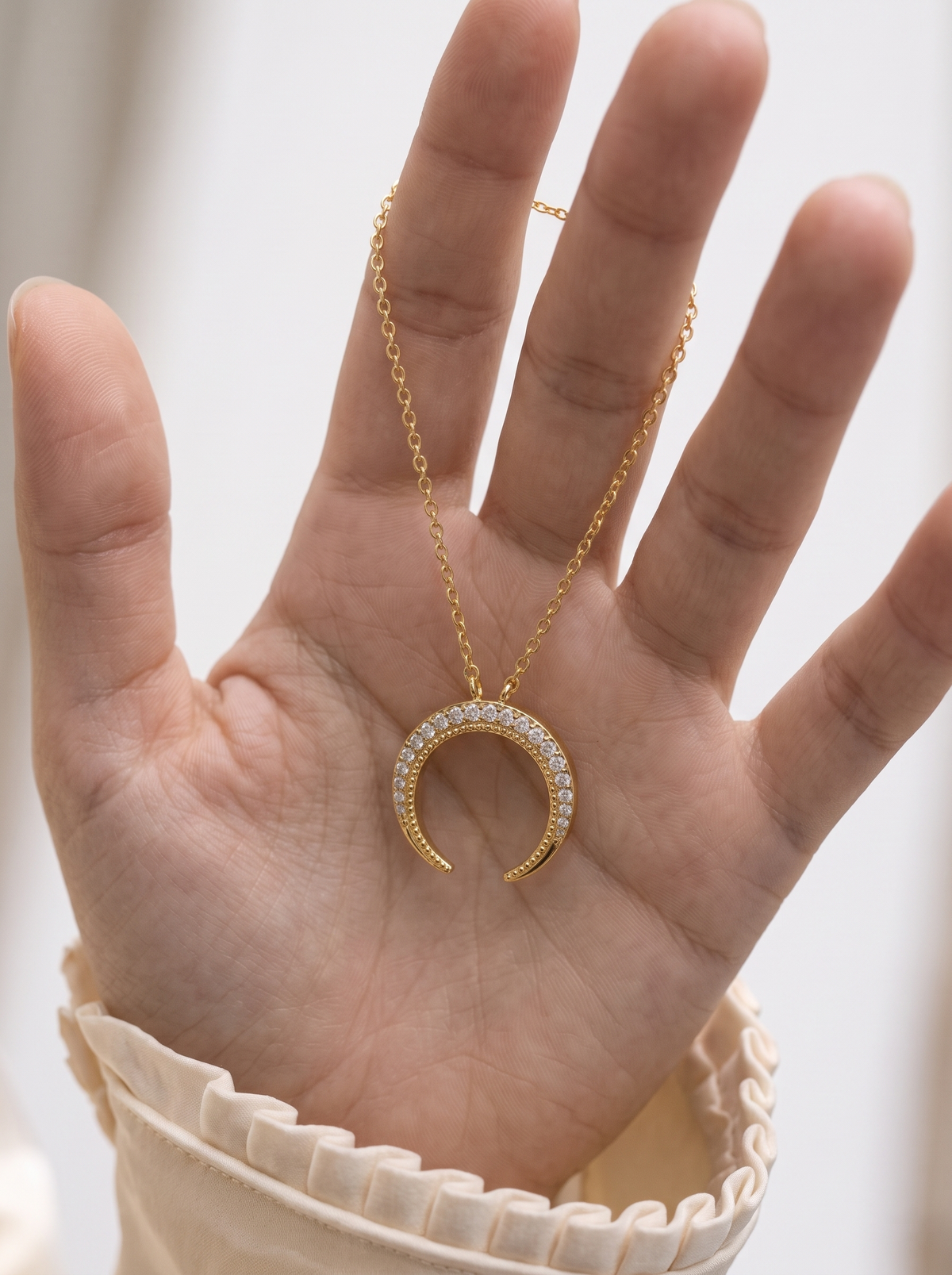 Crescent Moon Necklace