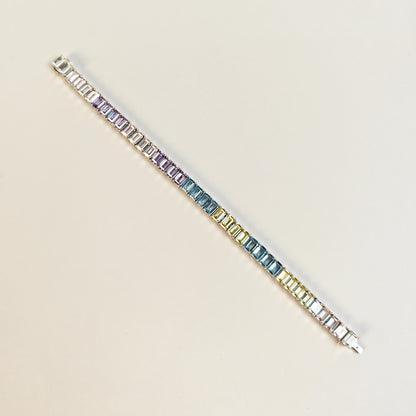 Prism Tennis Bracelet | 925 Silver | Odins