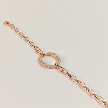 Halo Charm Bracelet | 925 Silver | Odins