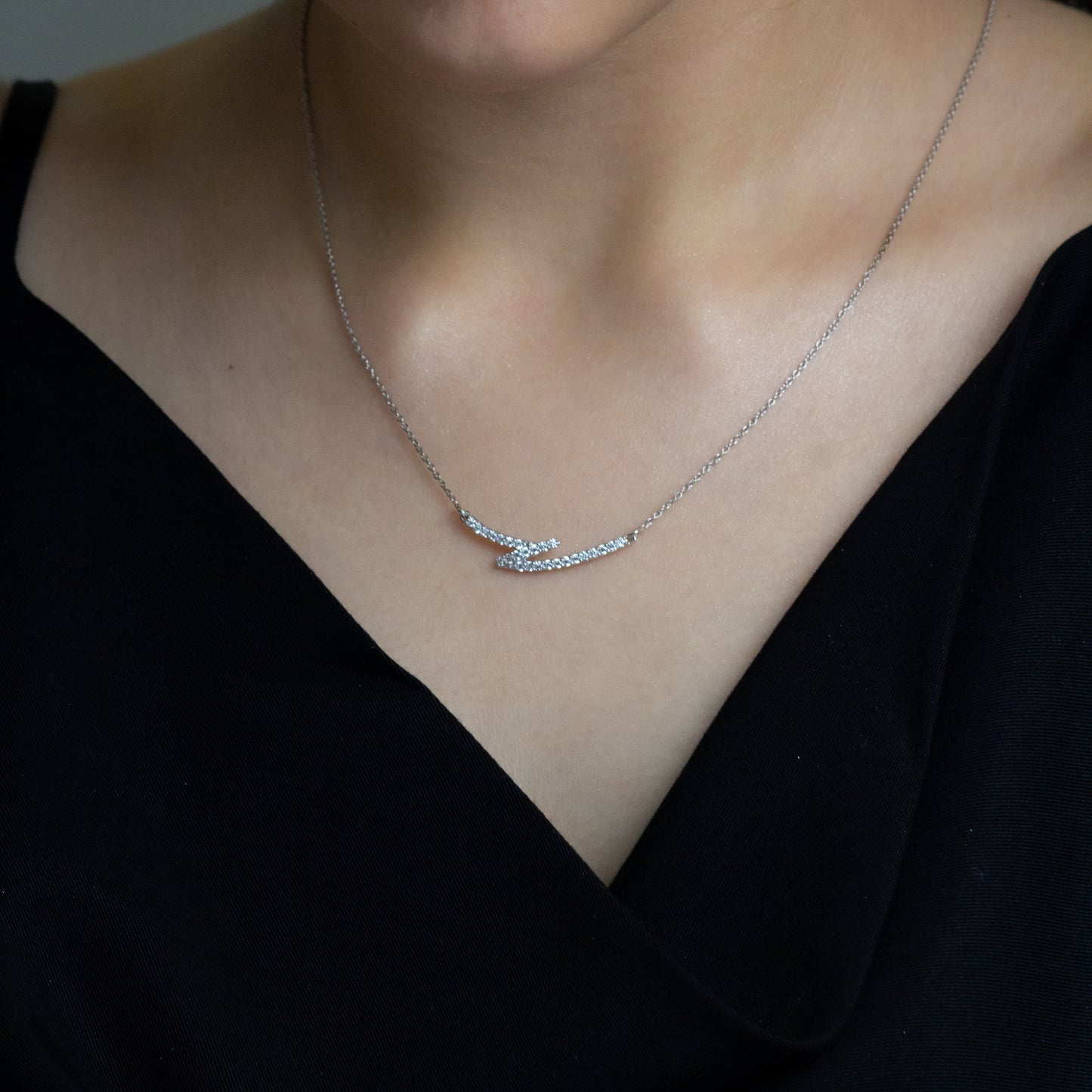Dynamic Duet - Bar Necklace