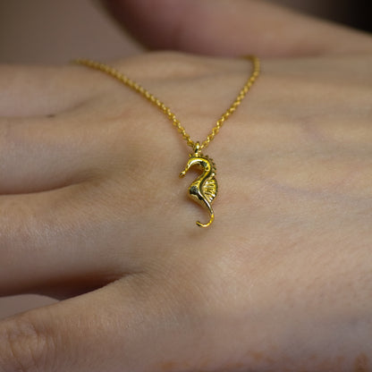 Oceanic Grace - Seahorse Necklace