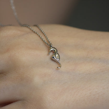 Oceanic Grace - Seahorse Necklace