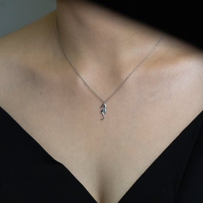 Oceanic Grace - Seahorse Necklace