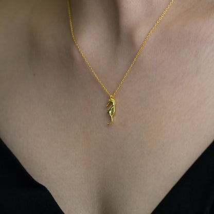 Oceanic Grace - Seahorse Necklace