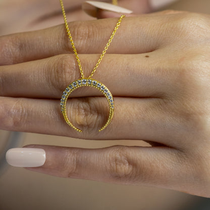 Secrets of the Night - Crescent Moon Necklace