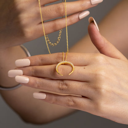 Secrets of the Night - Crescent Moon Necklace