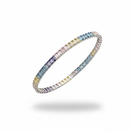 Prism Tennis Bracelet | 925 Silver | Odins