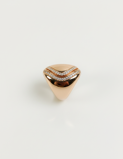 Rose Wave Ring | 925 Silver | Odins