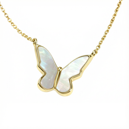 Front view of the Dream Weaver Necklace in gold by Odins Fine Jewellery 