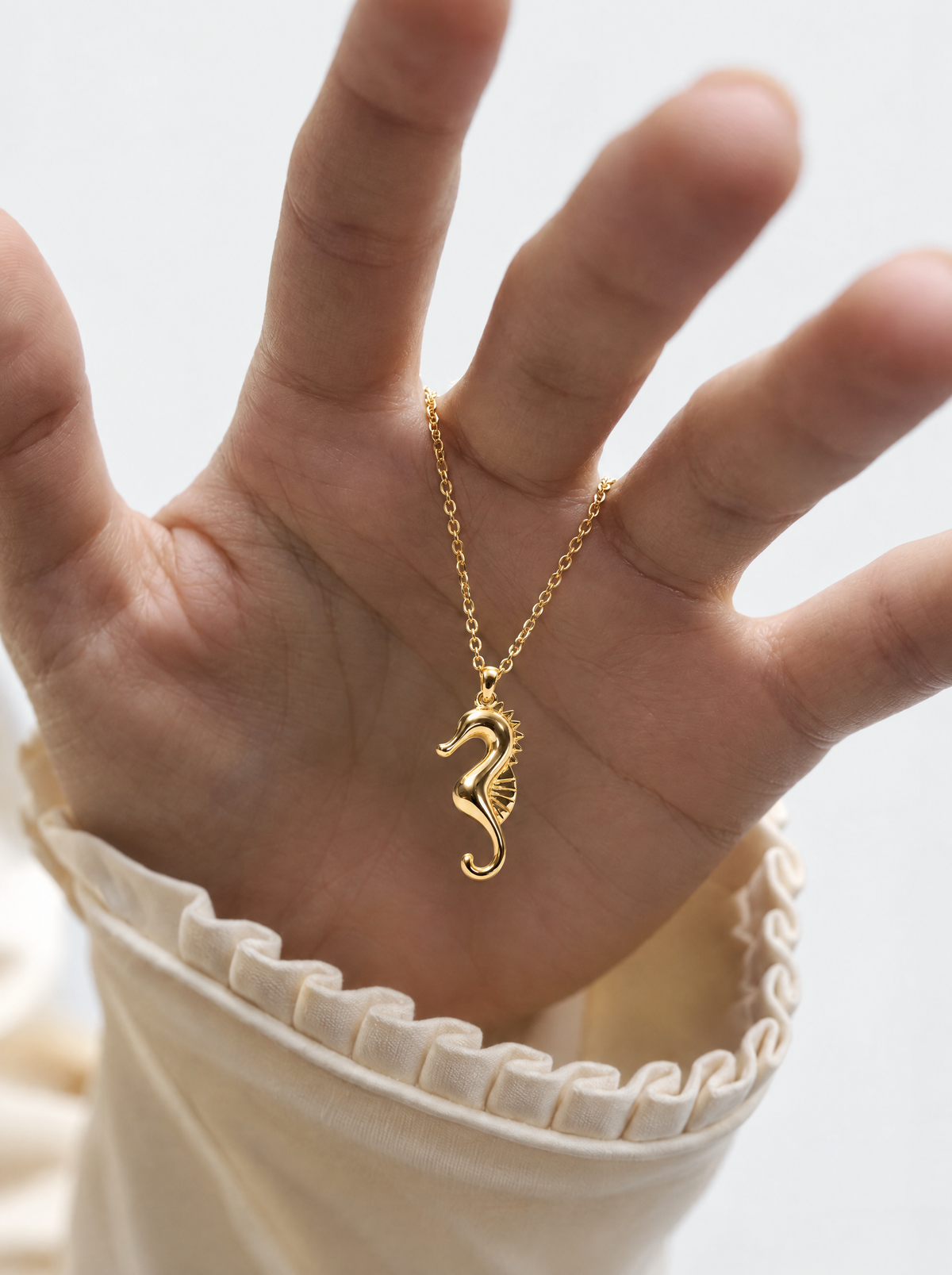Oceanic Grace - Seahorse Necklace