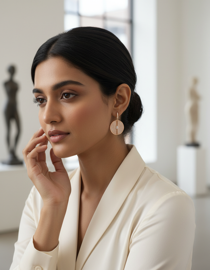 Lumina Discs Earrings | 925 Silver | Odins