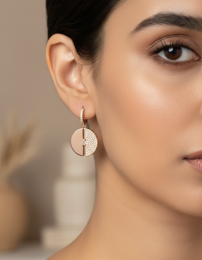 Lumina Discs Earrings | 925 Silver | Odins