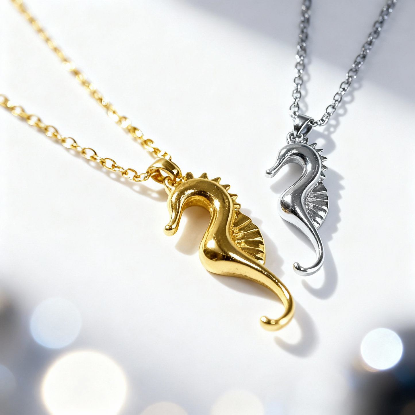 Oceanic Grace - Seahorse Necklace